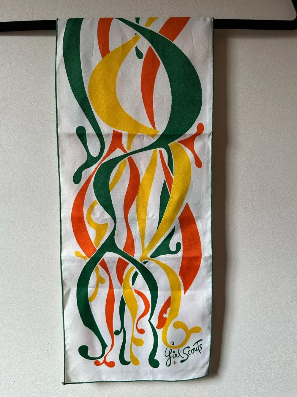 Vintage 70s Girl Scout Scarf
